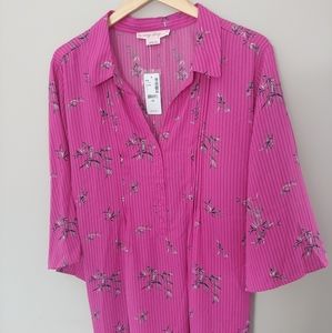 4X shirt with back tie